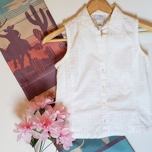 Loft sleeveless blouse